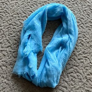 Blue scarf